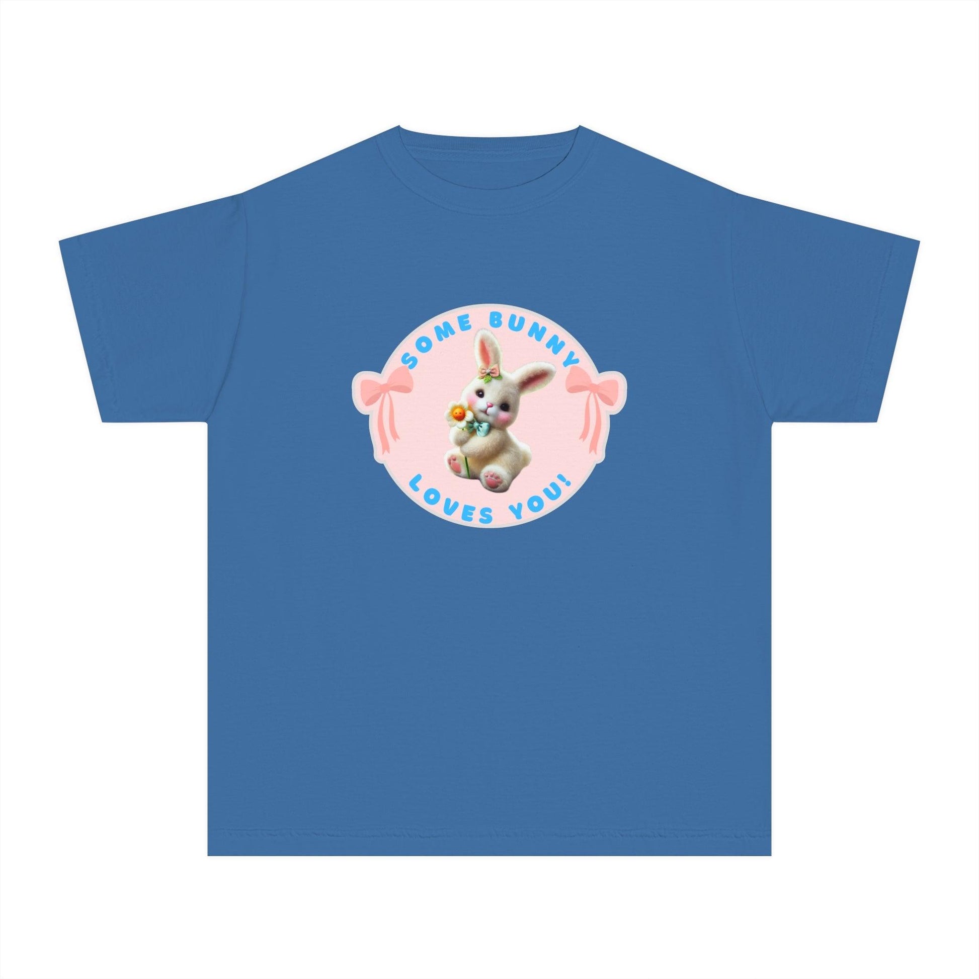 Some Bunny Loves You Youth Midweight Tee - Hop into Easter with Adorable Style! 🐰💖 - Whippie's
