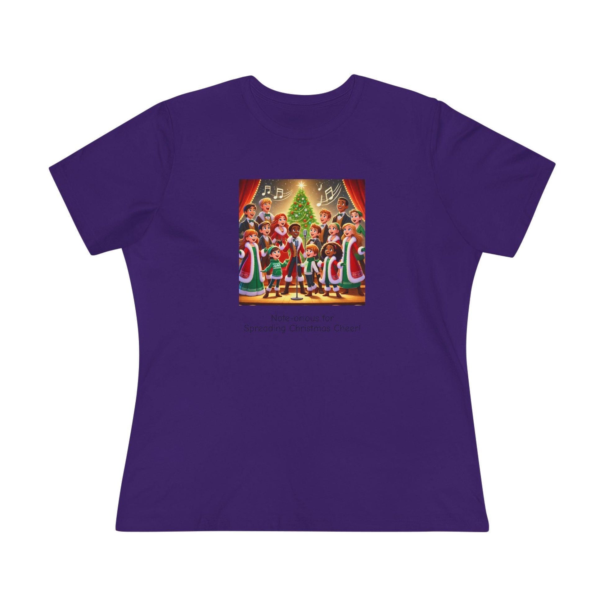 Note-orious for Spreading Christmas Cheer! - Women's Tee - Whippie's