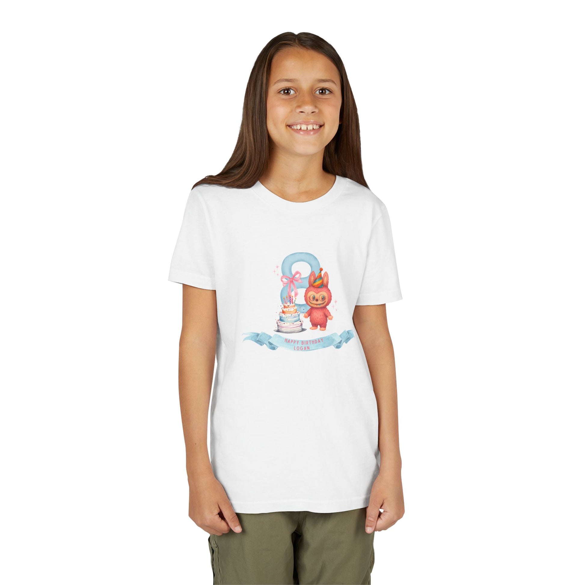 Labubu Birthday Youth Tee - Personalizable - Whippie's