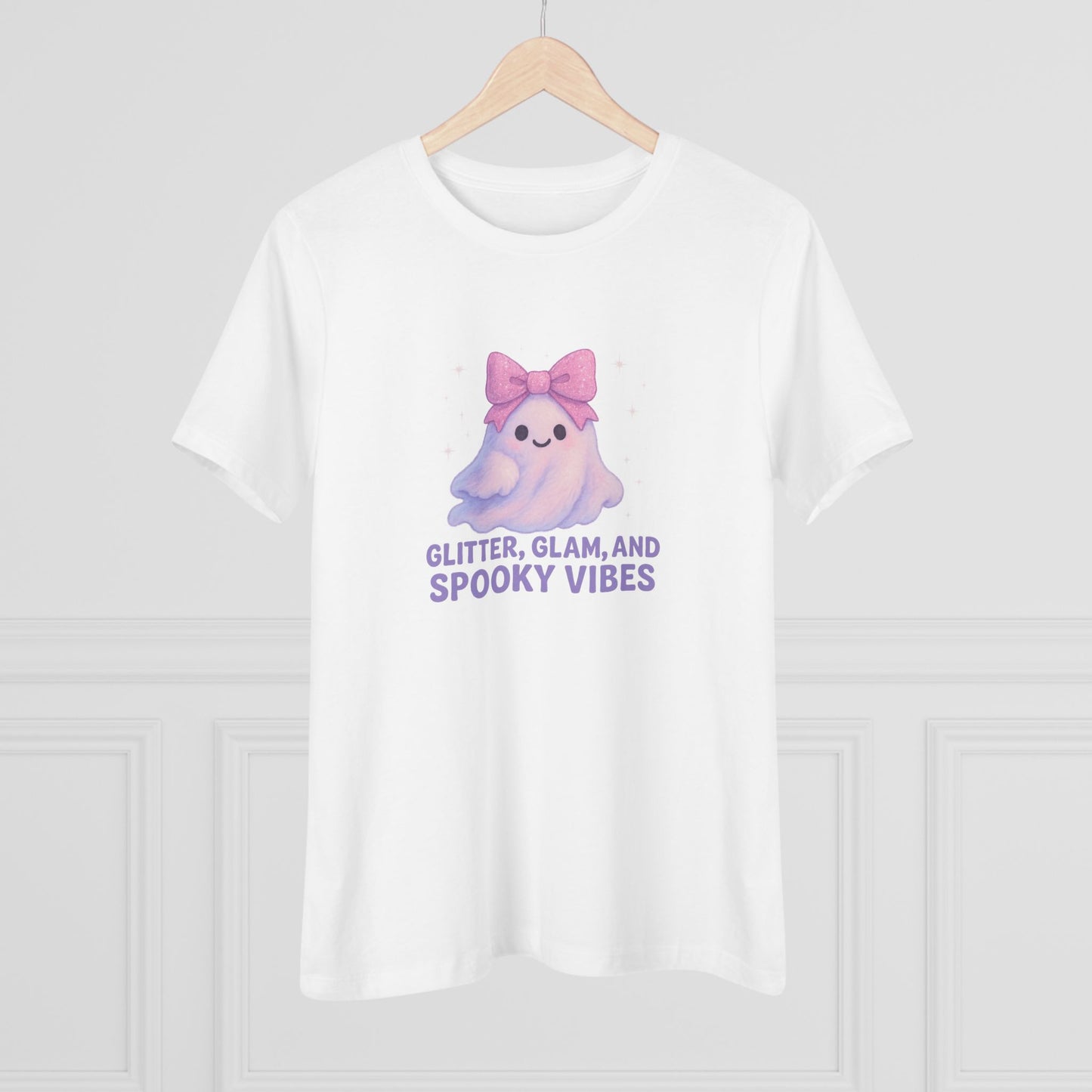 Glitter, Glam, & Spooky Vibes Women's Relaxed Tee - Whippie's