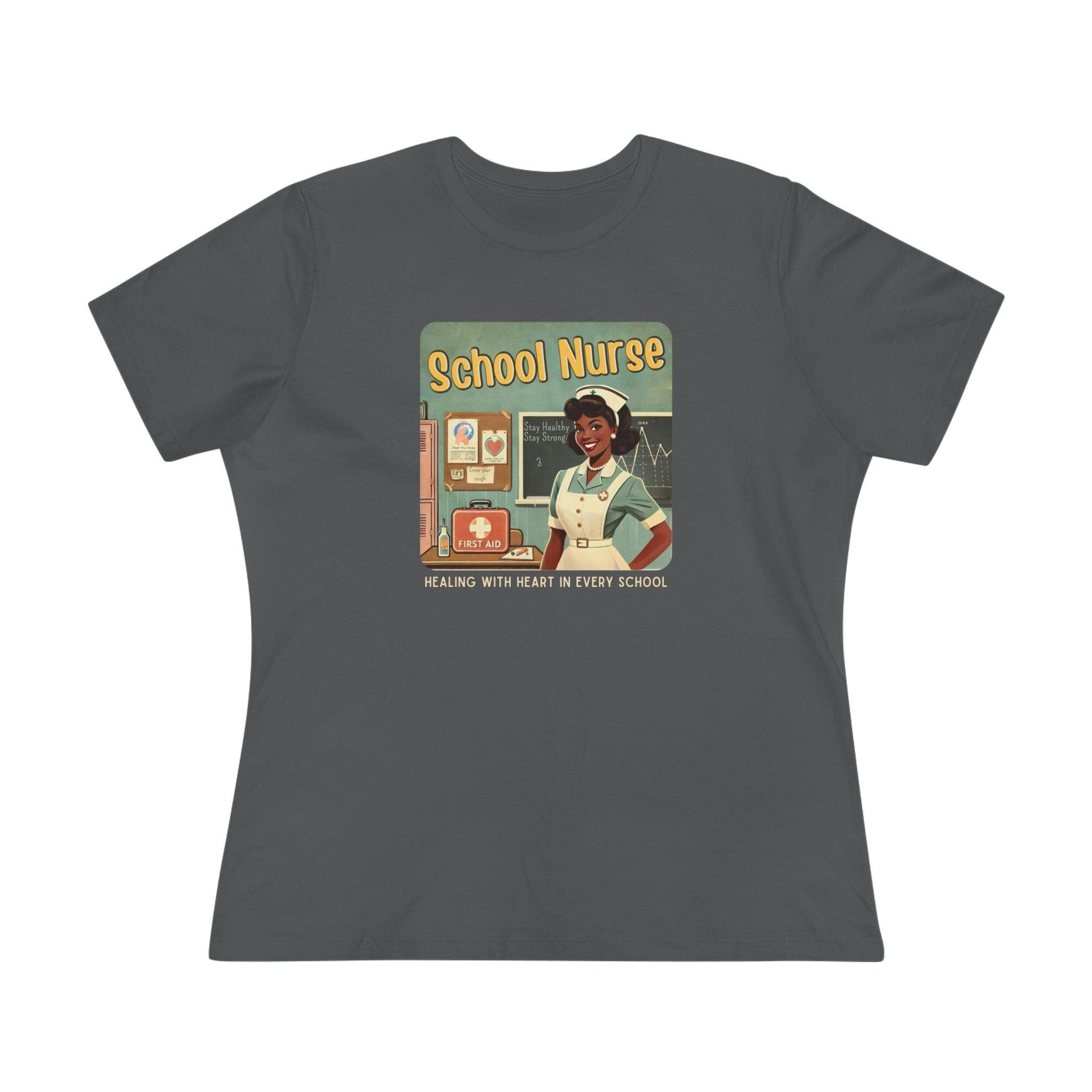 School Nurse Hero Tee (2) - Healing with Heart in Every School 🩺❤️ - Whippie's
