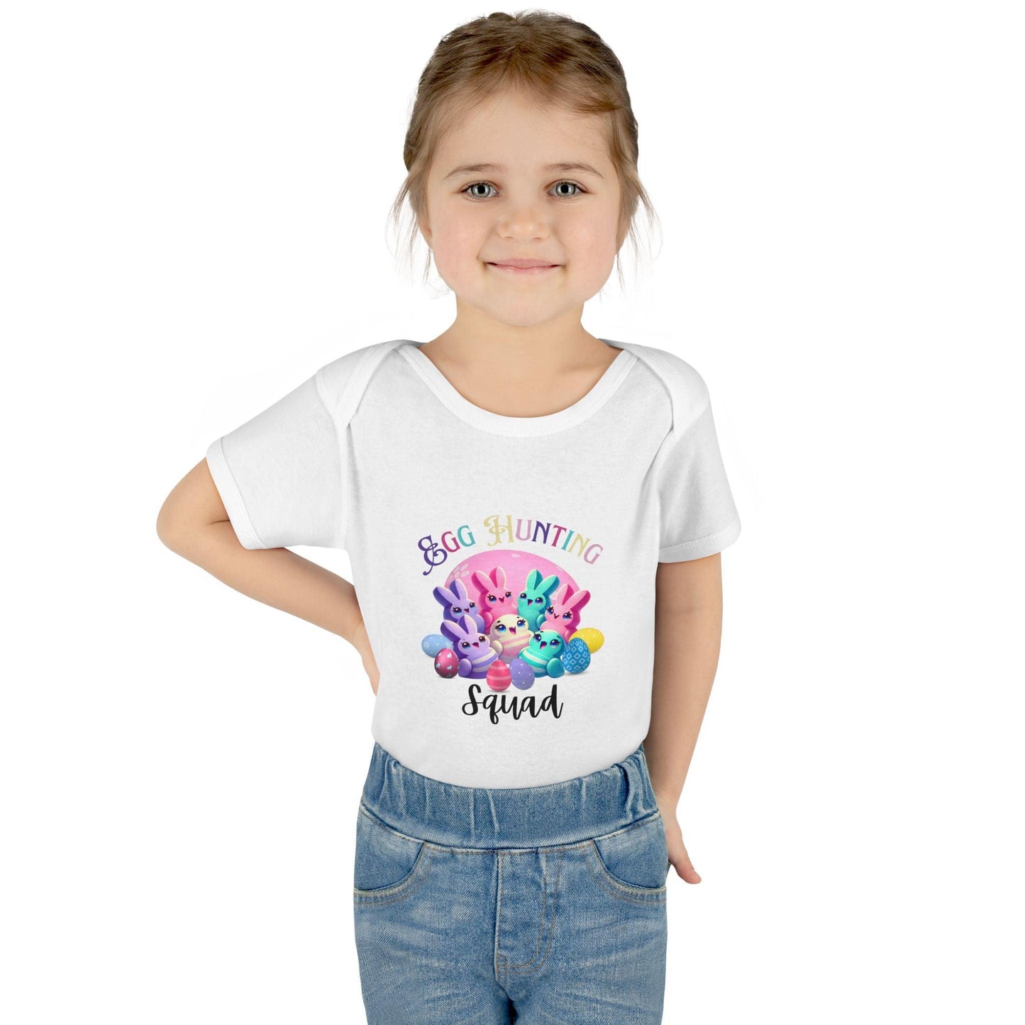 Egg Hunting Squad Baby Onesie - 🐣🐰 Hop into Easter Fun! 🐰🐣 - Whippie's
