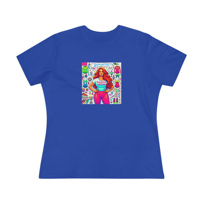 Dance Mom: You've Got This - Red Hair Mom - Curvy - Women's Softstyle Tee - Whippie's