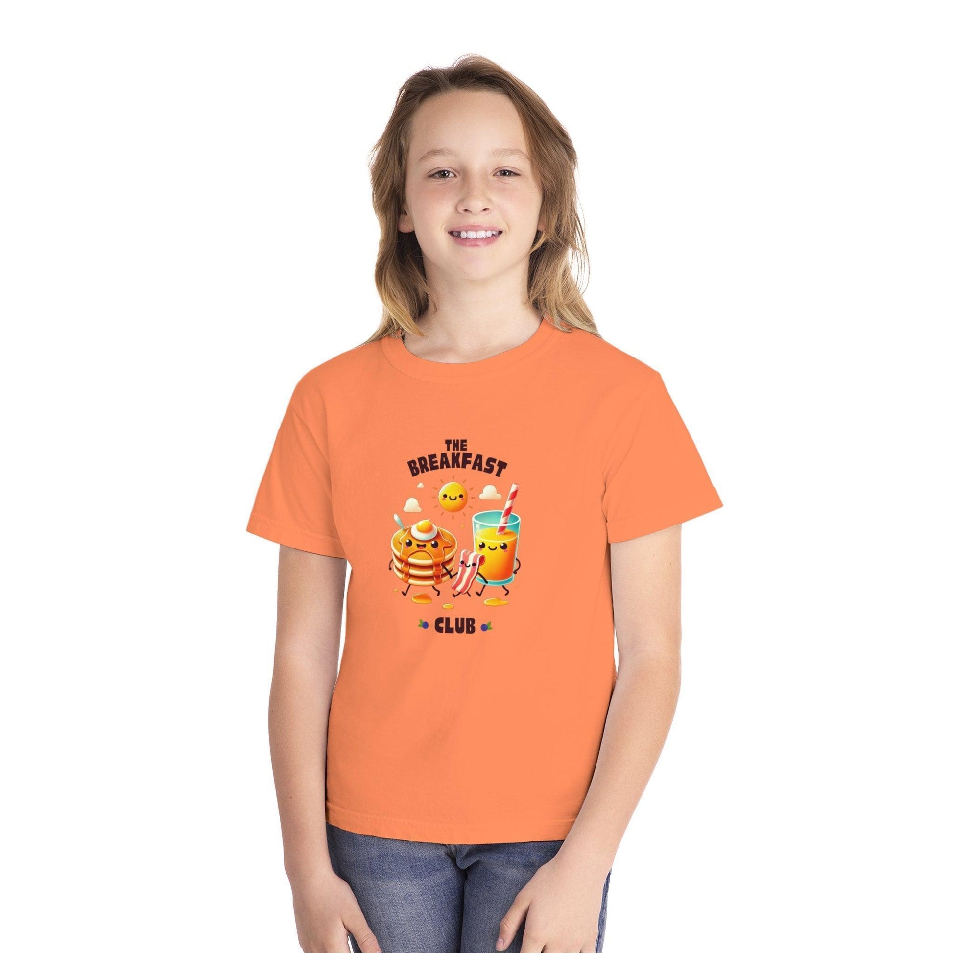 🥞 Breakfast Club 🍳 Youth Midweight Tee ☀️ Rise and shine, breakfast time! - Whippie's