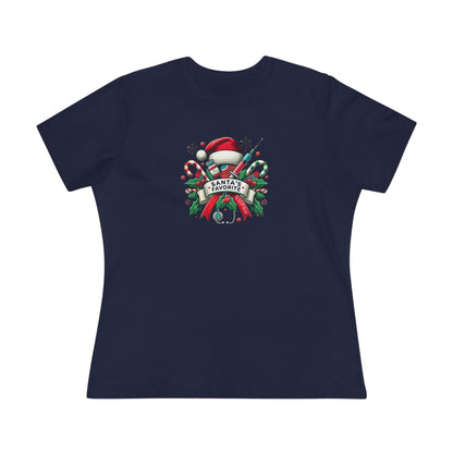 Santa's Favorite School Nurse - Women's Softstyle Tee - Whippie's