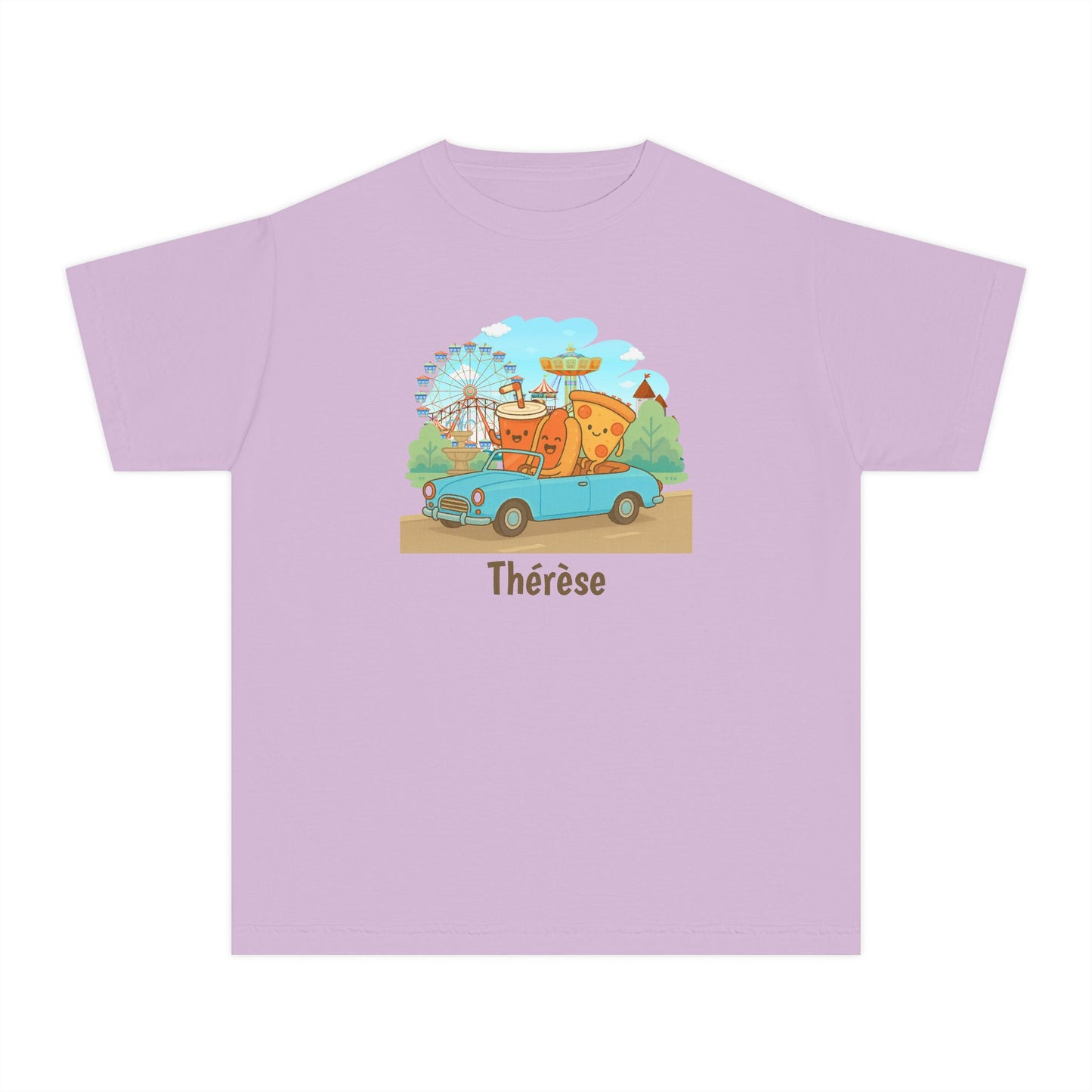 Fast Food Joyride Youth Tee - Fun & Whimsical Adventures! Personalizable