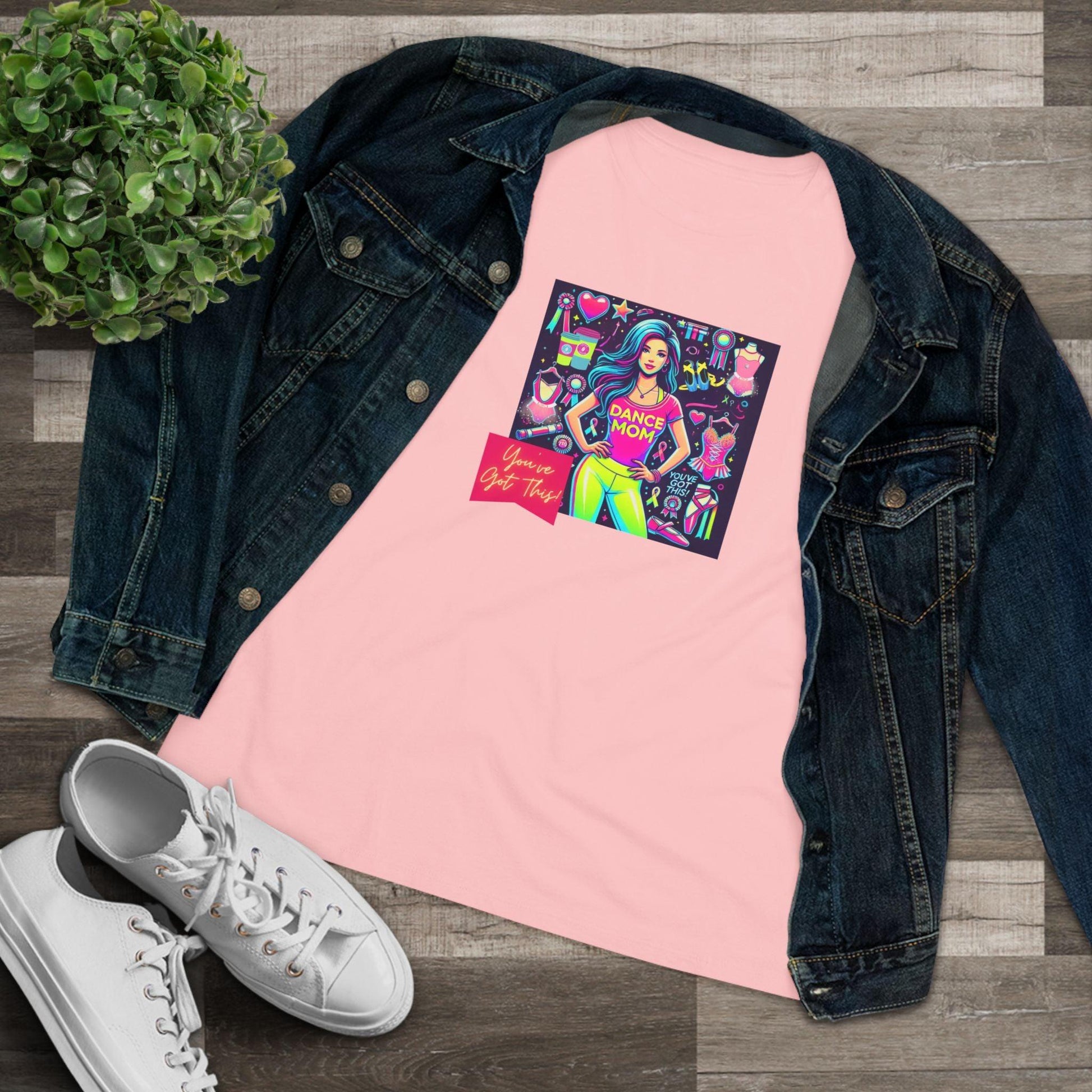 Dance Mom Magic (Blue Hair Mom) - A Colorful Celebration 🌈 - Women's Softstyle Tee - Whippie's