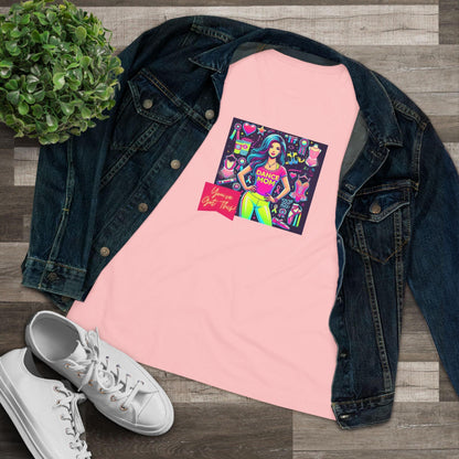 Dance Mom Magic (Blue Hair Mom) - A Colorful Celebration 🌈 - Women's Softstyle Tee - Whippie's