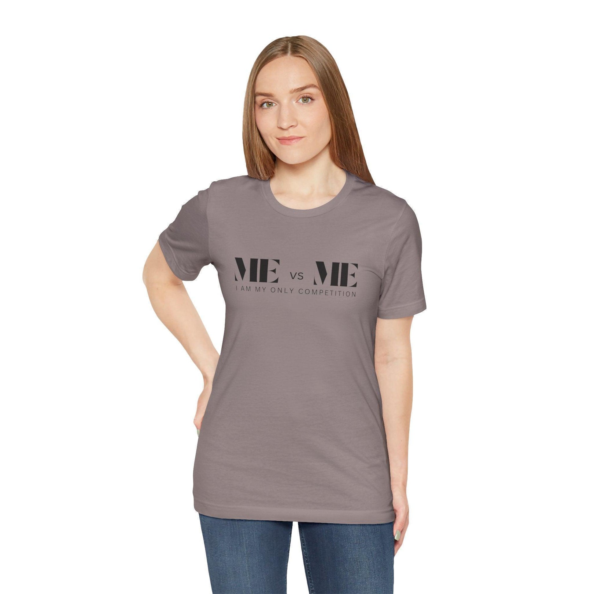 🔥 ME vs ME, I am my Only Competition 💪 Unisex Jersey Tee ✨ Challenge yourself, conquer your goals! - Whippie's