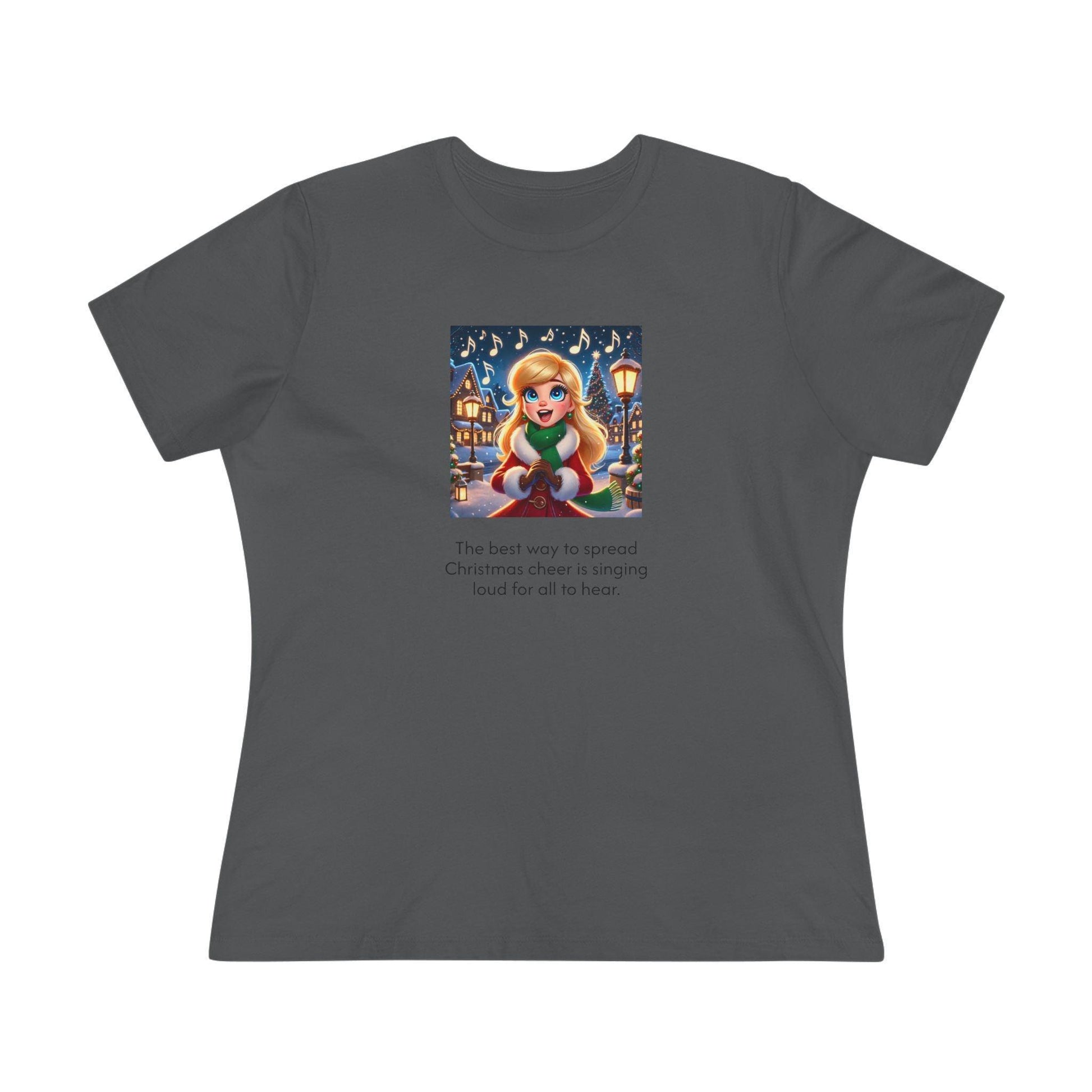 Caroler - Christmas Cheer - LBH Girl - Women's Softstyle Tee - Whippie's