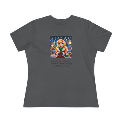Caroler - Christmas Cheer - LBH Girl - Women's Softstyle Tee - Whippie's
