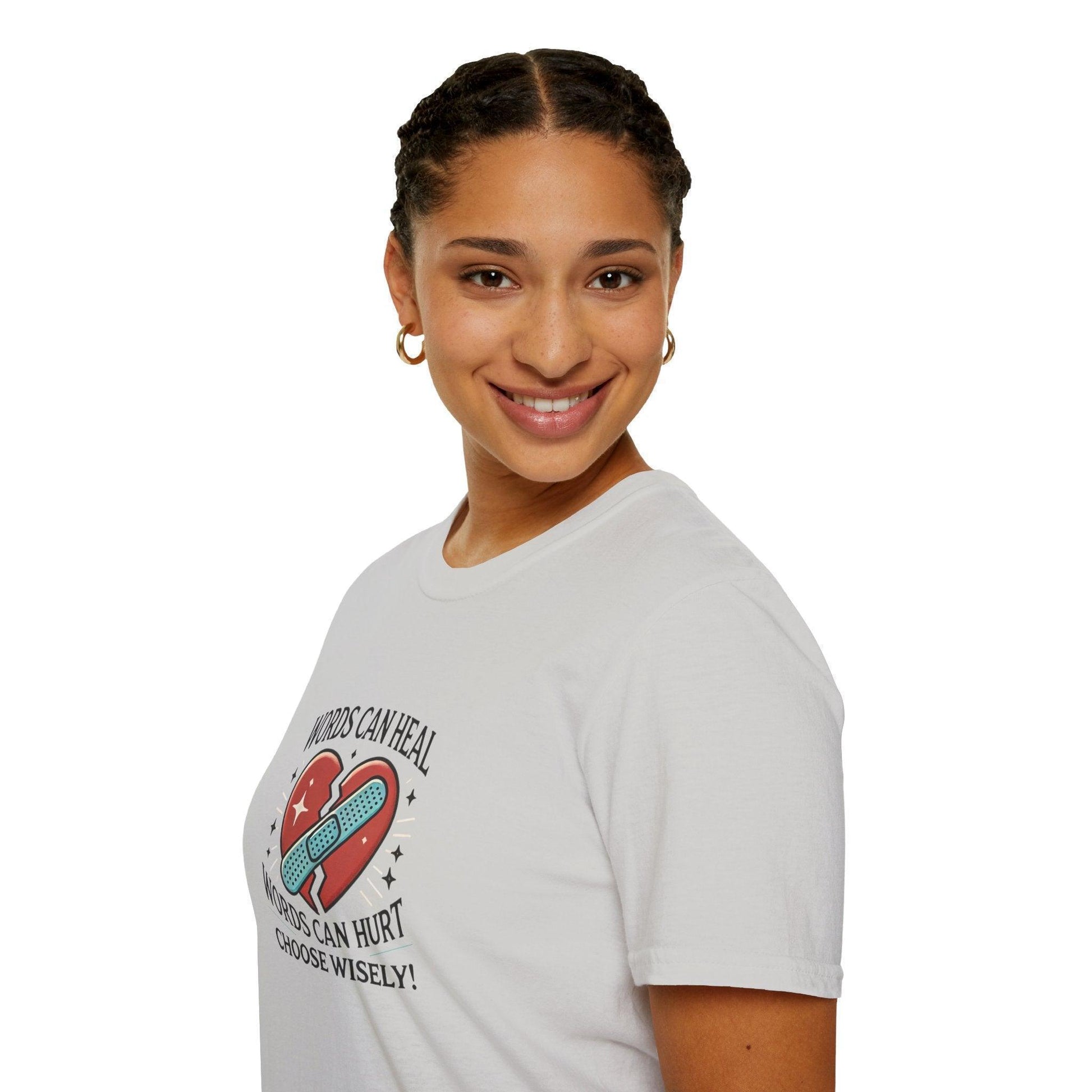 Words Can Heal, Words Can Hurt, Choose Wisely - Unisex T-Shirt - Whippie's