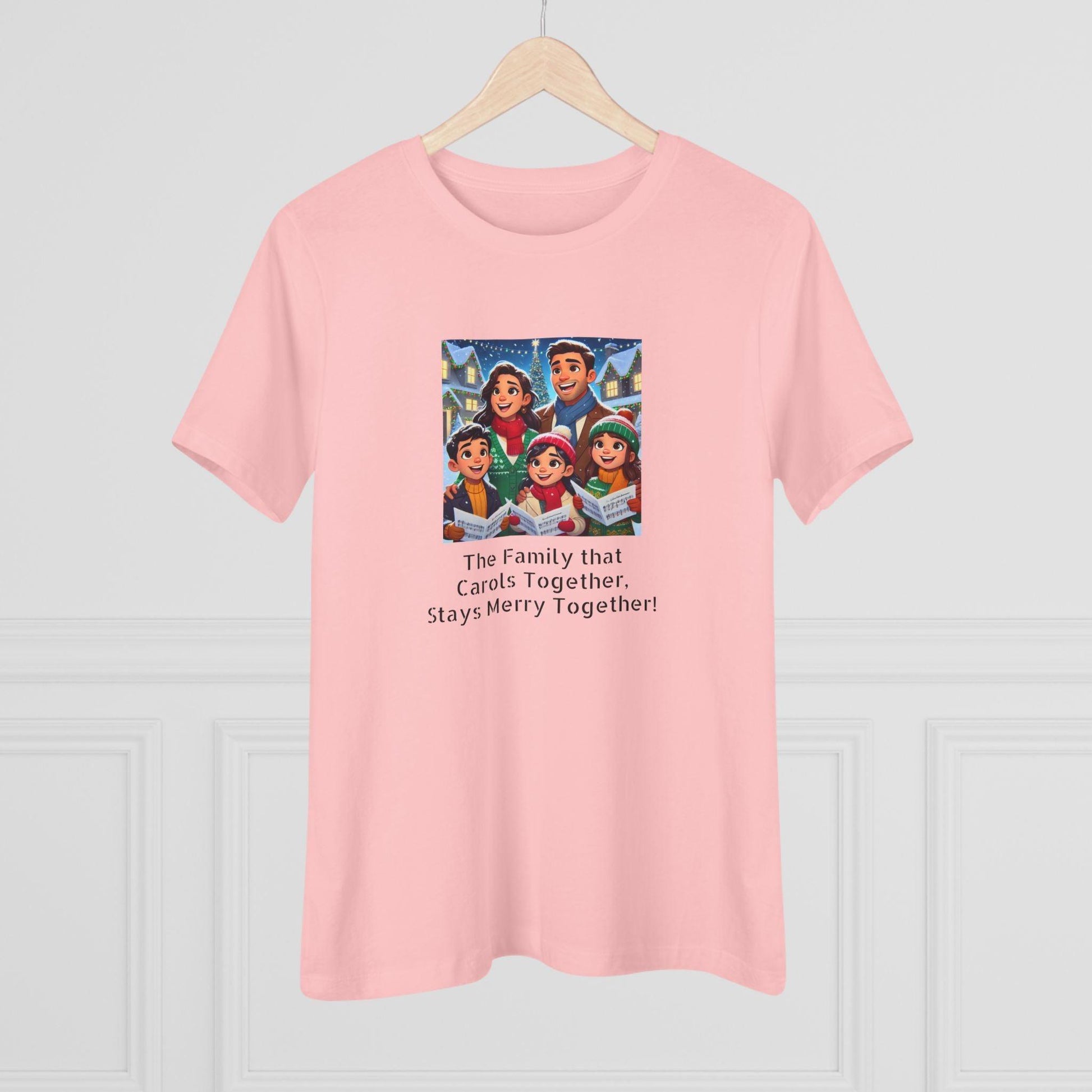 The Family that Carols Together, Stays Merry Together! - Women's Softstyle Tee - Whippie's