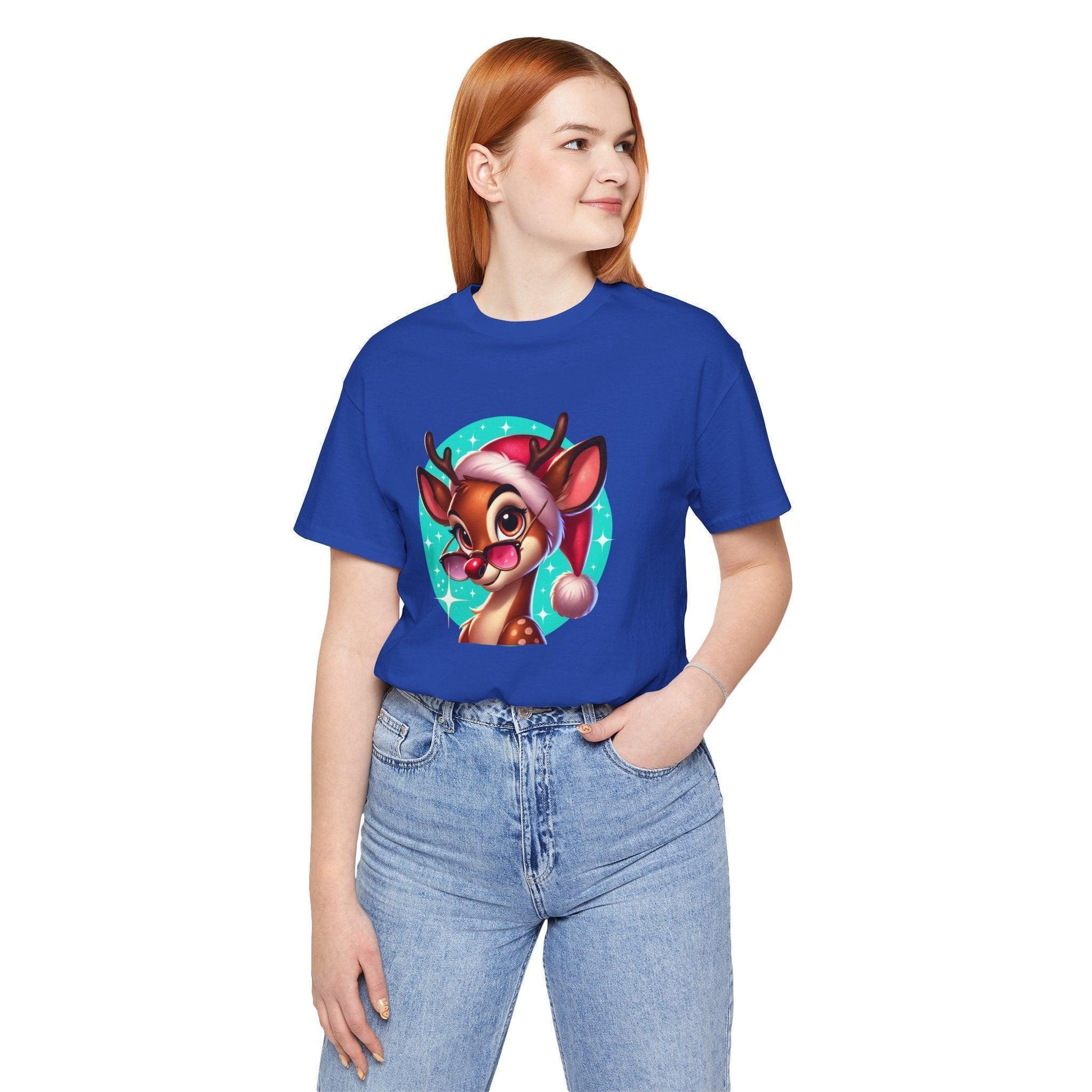 😎 Reindeer Cool 😎 Unisex Jersey Tee ✨ Stay cool this Christmas! - Whippie's