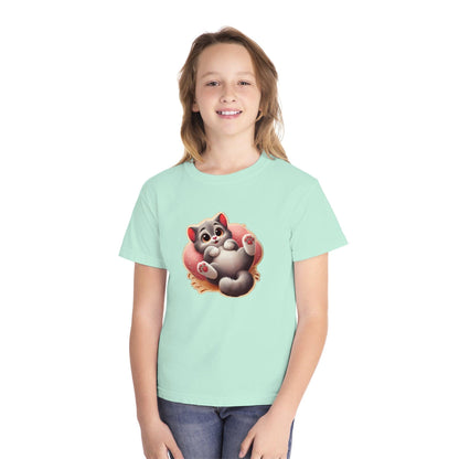 😻 Kitten Cuddle Time 💖 Youth Midweight Tee ✨ Purr-fectly adorable! - Whippie's