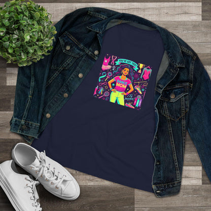 Dance Mom Magic (Latina Mom) - A Colorful Celebration 💃🌈 - Women's Softstyle Tee - Whippie's