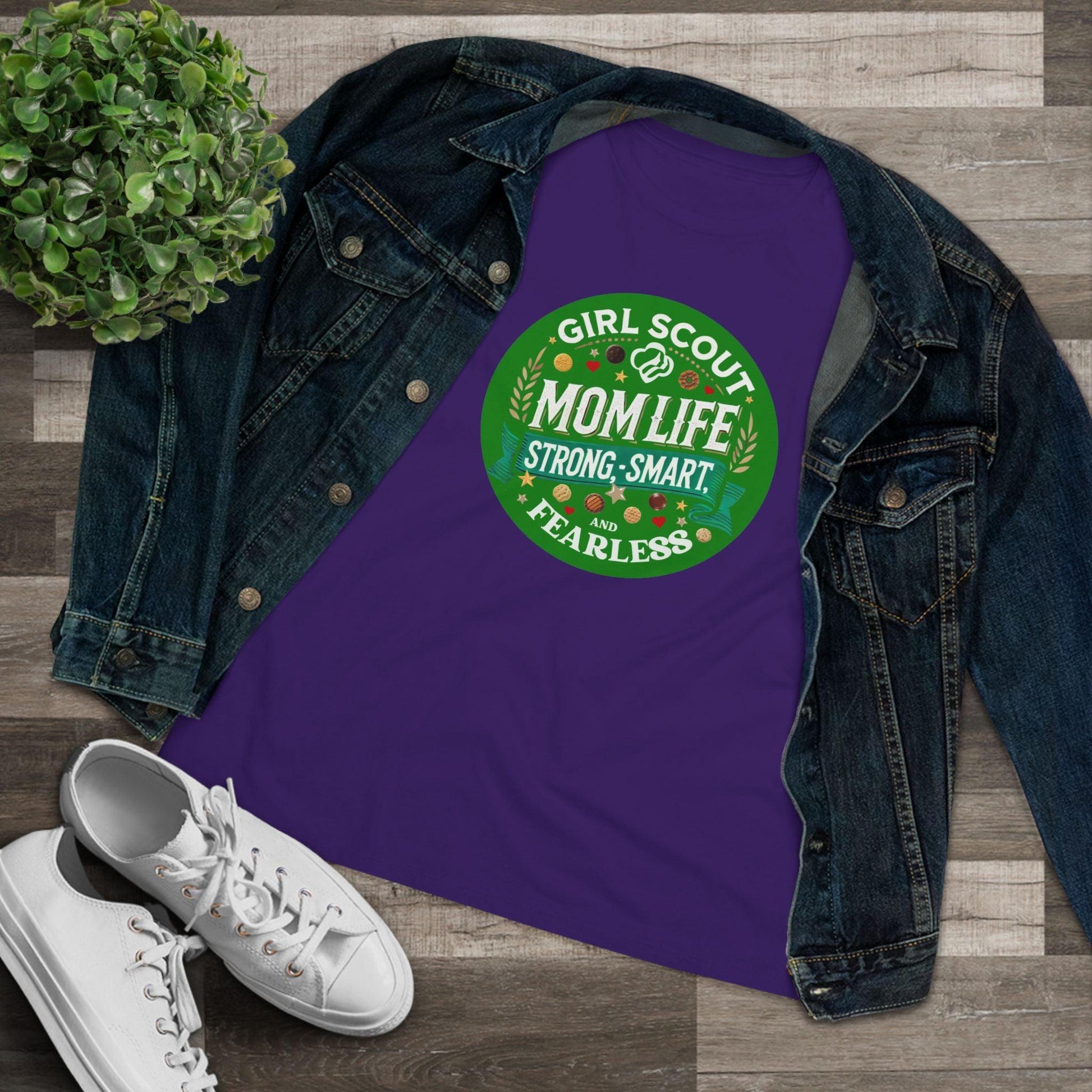 Girl Scout Mom Life - Women's Tee - Strong, Smart & Fearless! - Whippie's
