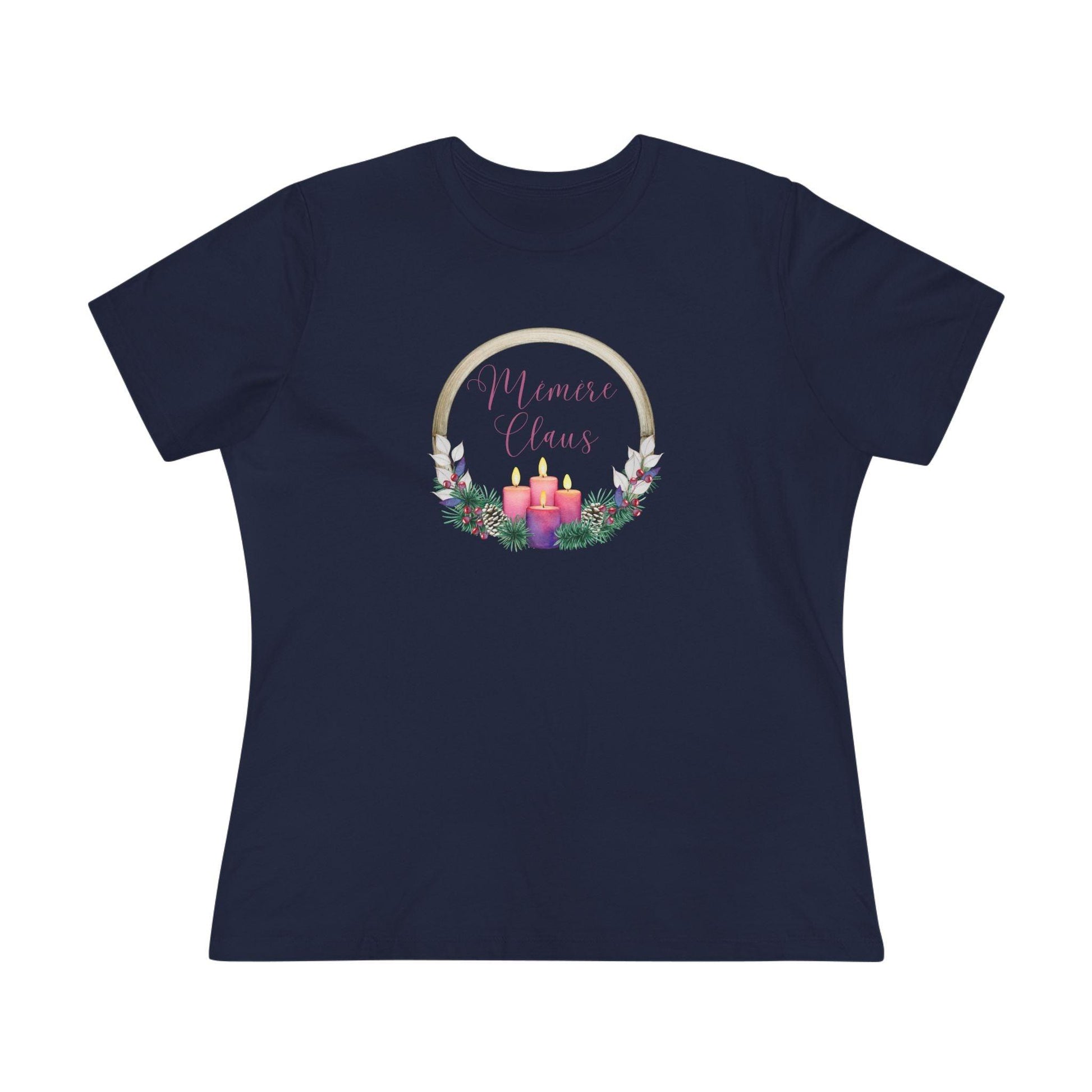 Mémère Claus - Joyeux Noël! 🤶🎄 - Women's Softstyle Tee - Whippie's