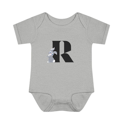 Alphabet Adventures: Letter R - Rad Rabbit Baby Onesie R is for Rad Rabbit! - Whippie's