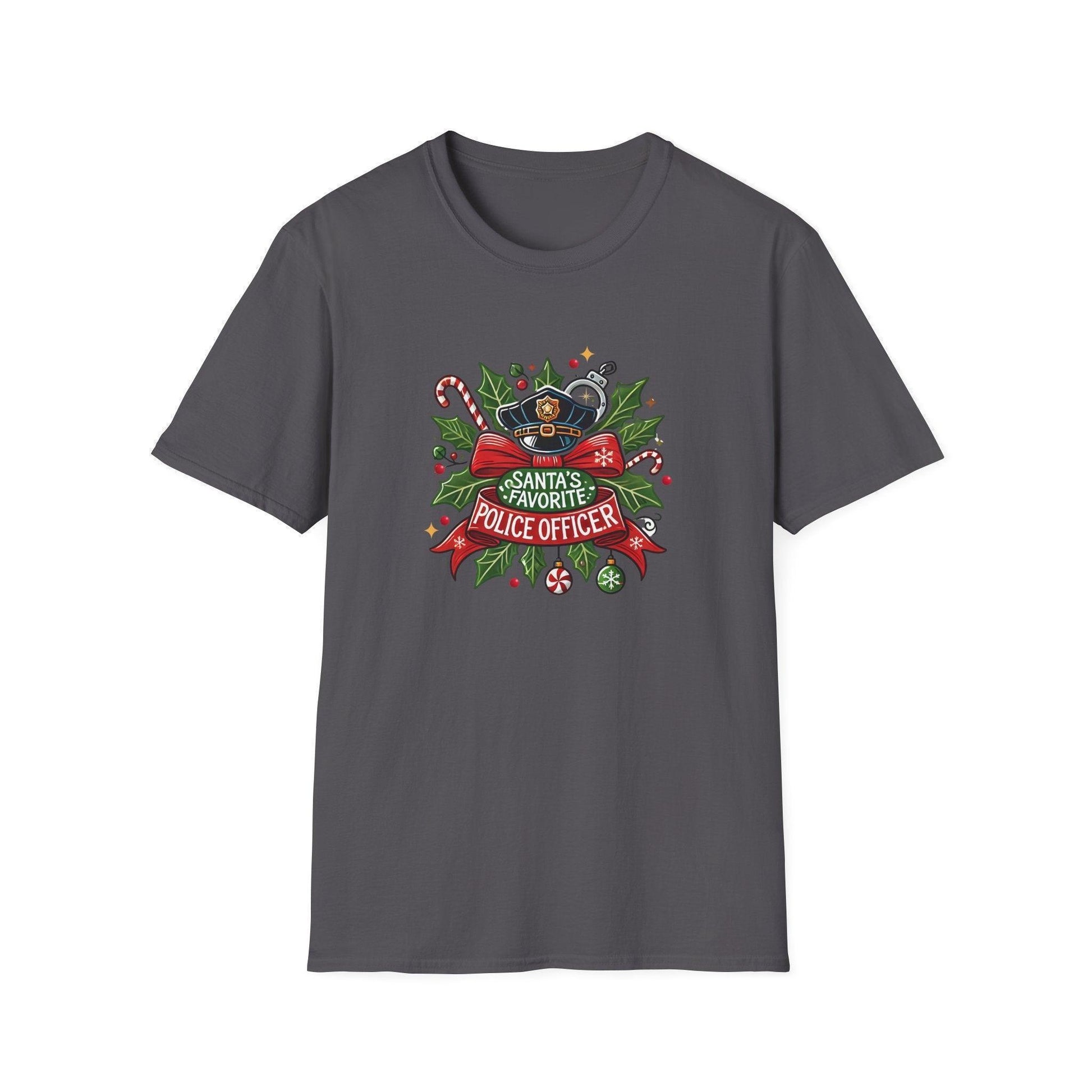 Santa's Favorite School Police Officer Unisex Tee 👮🎅 - Whippie's