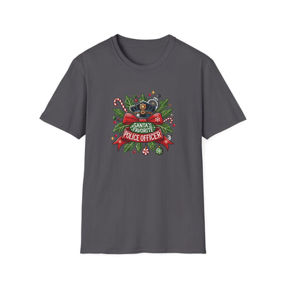 Santa's Favorite School Police Officer Unisex Tee 👮🎅 - Whippie's