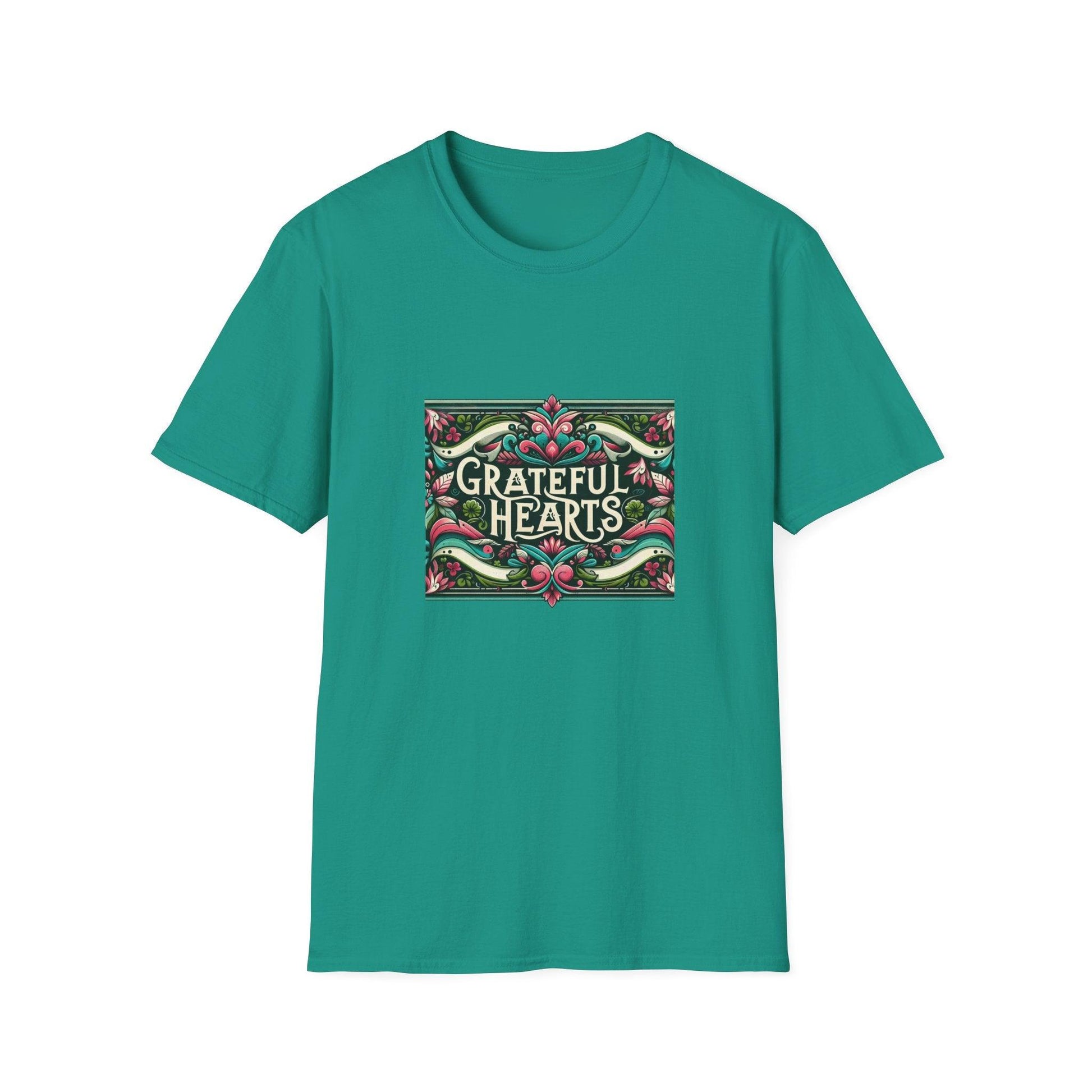 Grateful Hearts - Give Thanks with a Grateful Heart! 🧡💛🤎 Unisex T-Shirt - Whippie's