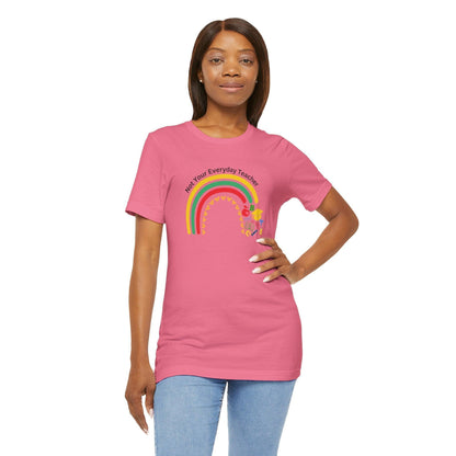 🌈 Not Your Everyday Teacher ❤️ Unisex Jersey Tee ✨ - Whippie's