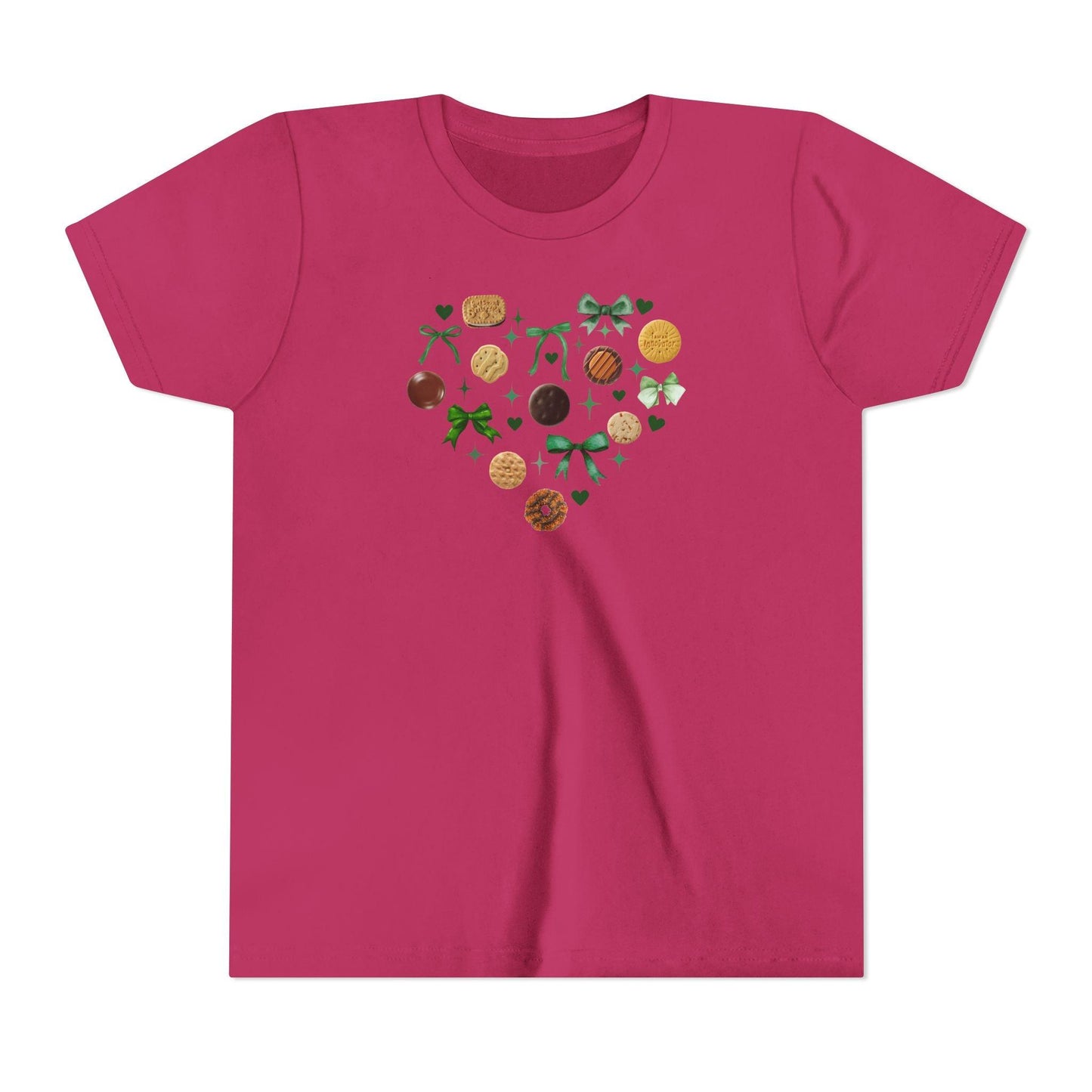 Girl Scout Heart Tee - Sweet Success! 💚🍪 Youth Tee - Whippie's
