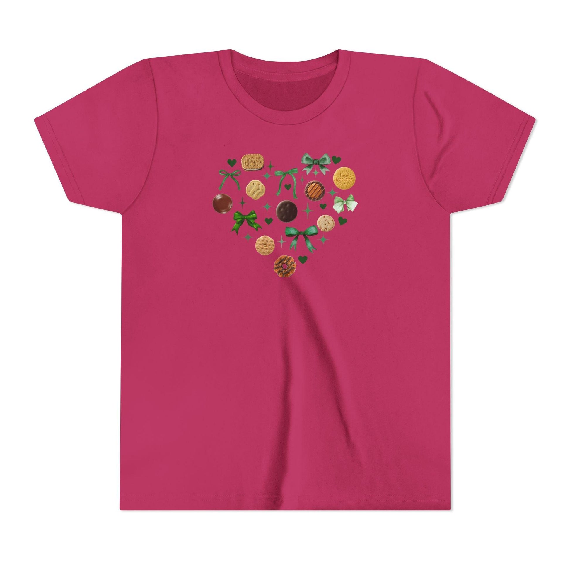 Girl Scout Heart Tee - Sweet Success! 💚🍪 Youth Tee - Whippie's