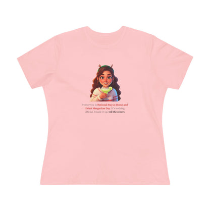 Margarita Day, It's Official (Because I Said So!) - Christmas Cheer 🍹 - Women's Cotton Tee 🍹 - Whippie's