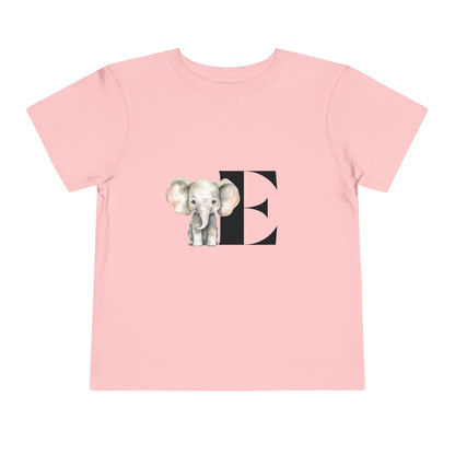 Alphabet Adventures: Letter E - Elephant Toddler T-shirt - Whippie's