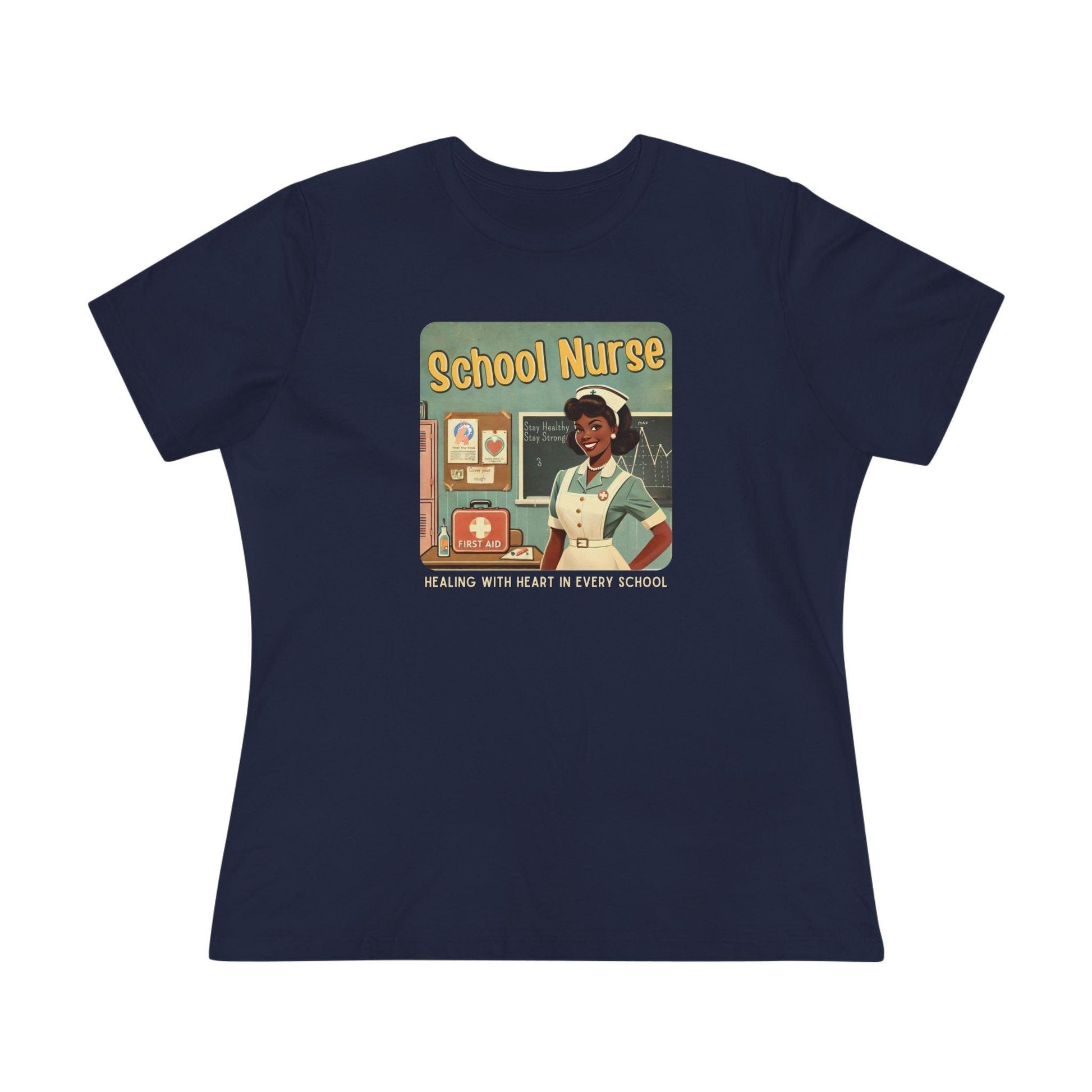 School Nurse Hero Tee (2) - Healing with Heart in Every School 🩺❤️ - Whippie's