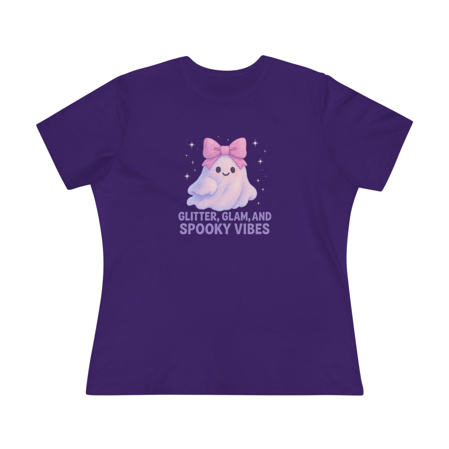 Glitter, Glam, & Spooky Vibes Women's Relaxed Tee - Whippie's