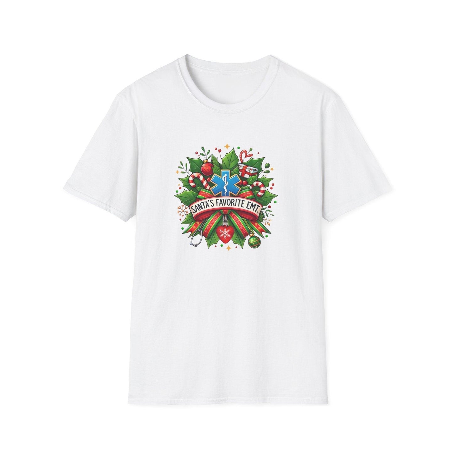 Santa's Favorite EMT Unisex Tee 🚑🎅 - Whippie's