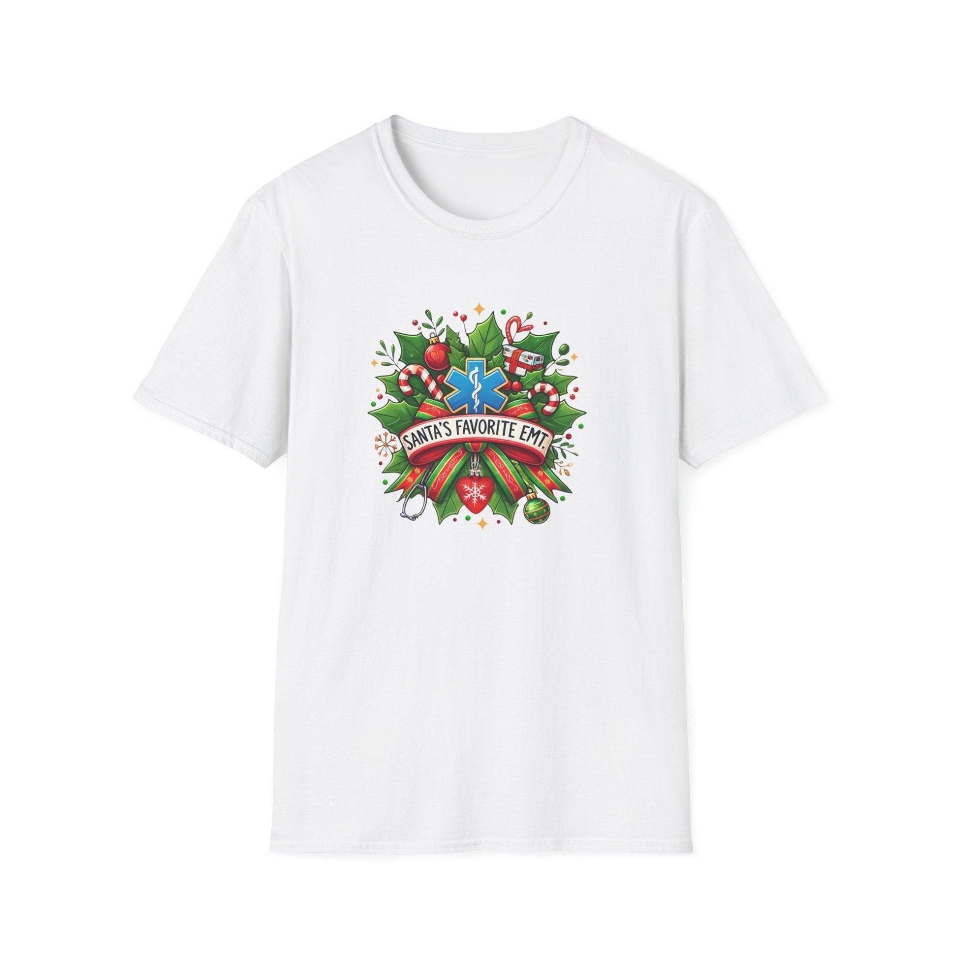 Santa's Favorite EMT Unisex Tee 🚑🎅 - Whippie's