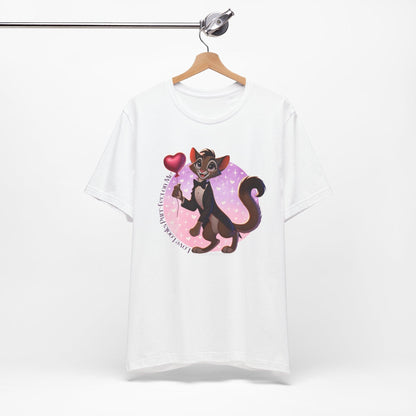 💖 Love Looks Purr-fect on Me 😻 Unisex Jersey Tee ✨ Feline fine and ready to shine! - Whippie's