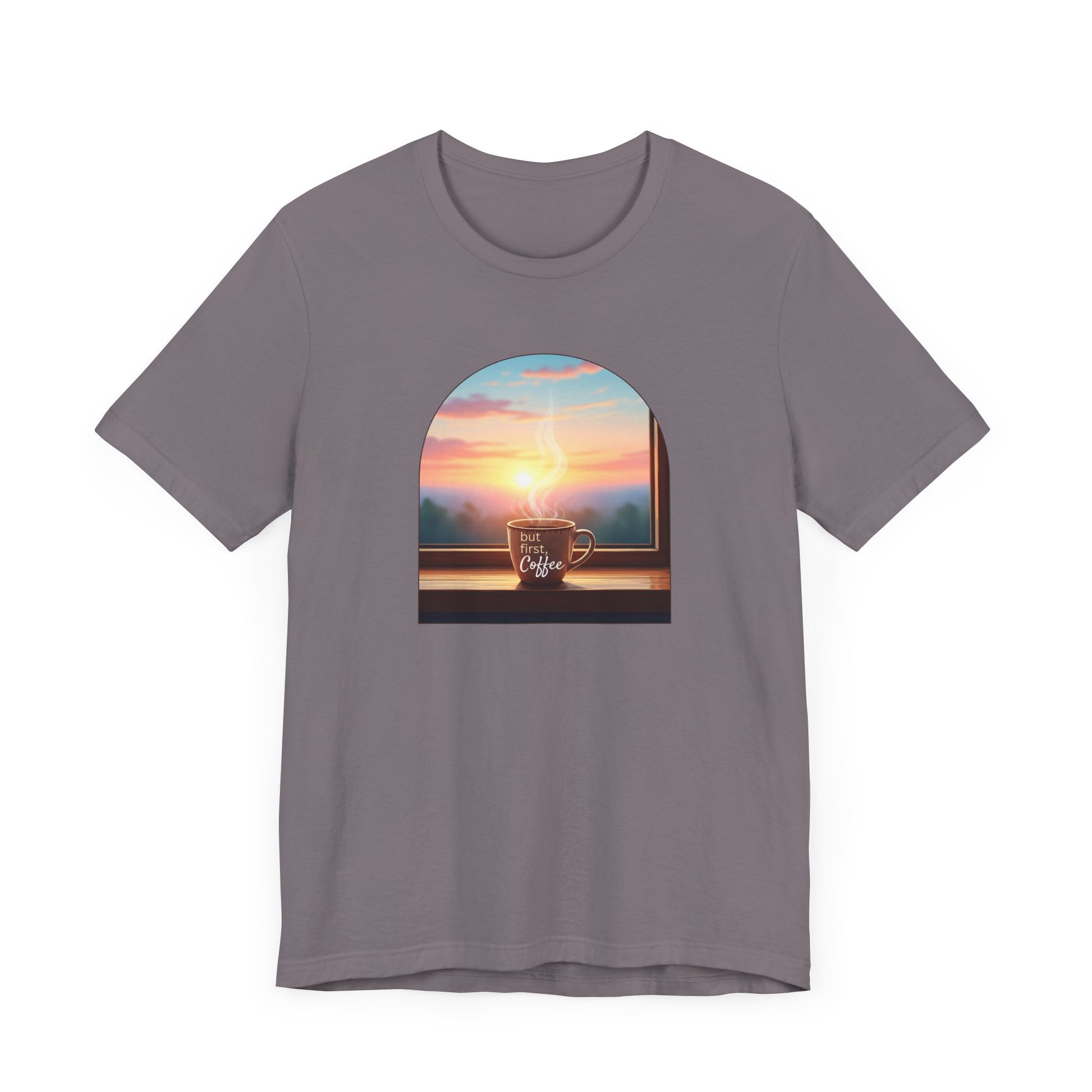 But First, Coffee - Unisex Jersey Tee - Whippie's
