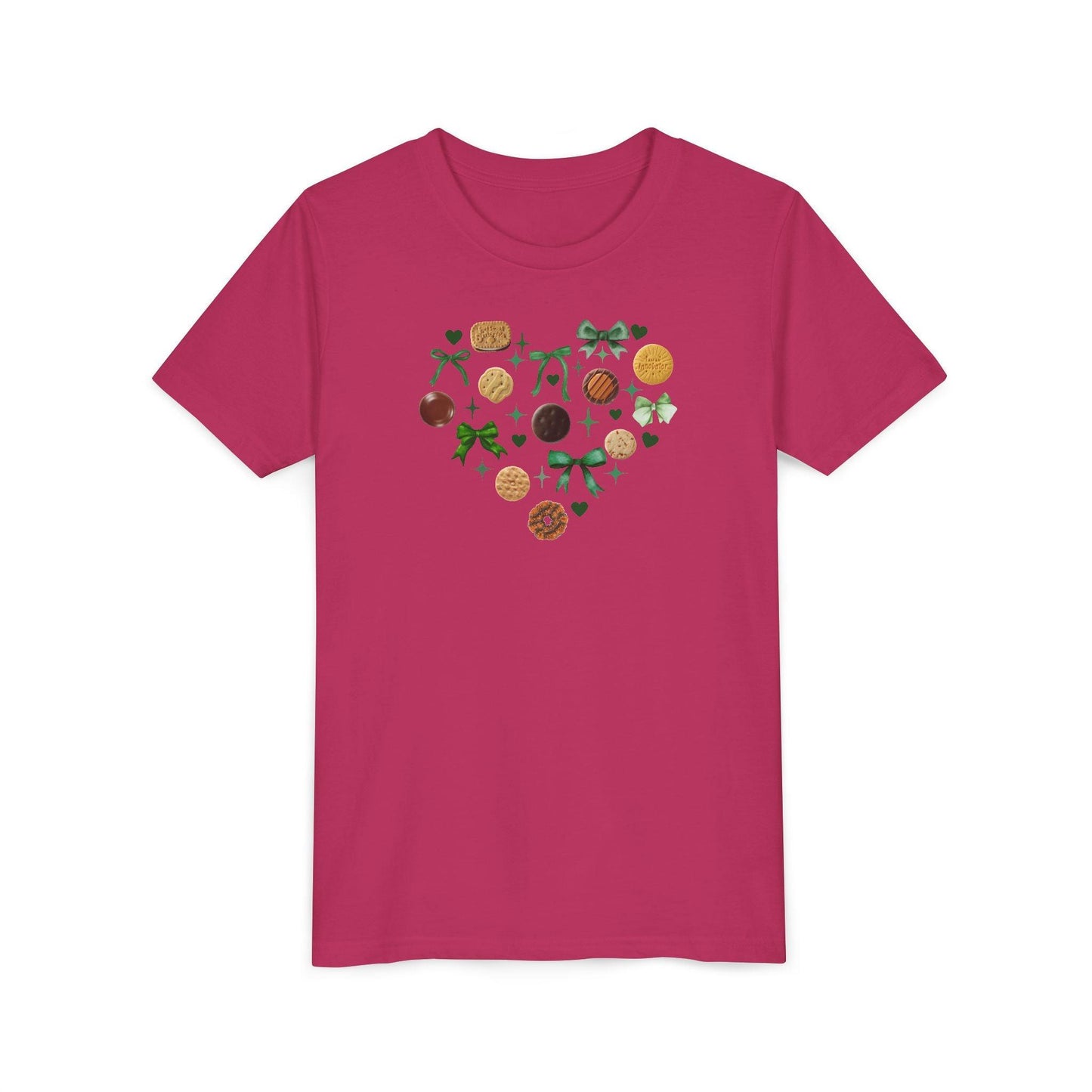 Girl Scout Heart Tee - Sweet Success! 💚🍪 Youth Tee - Whippie's