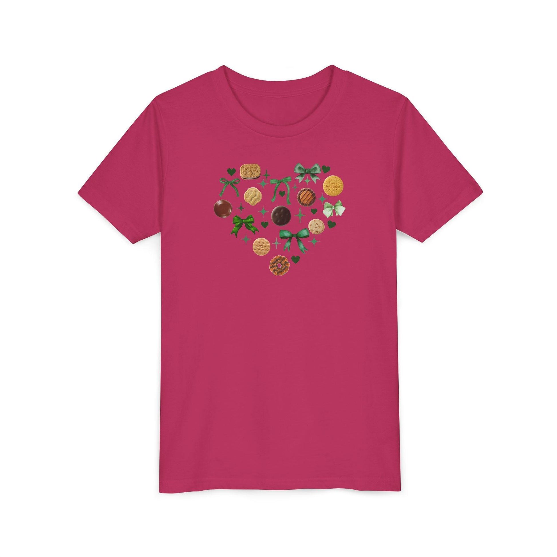 Girl Scout Heart Tee - Sweet Success! 💚🍪 Youth Tee - Whippie's