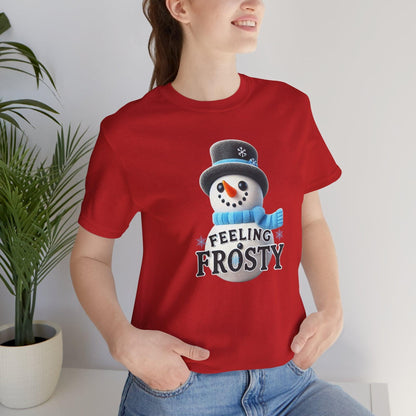 ☃️ Feeling Frosty? ❄️ Unisex Jersey Tee ✨ Embrace the winter chill! - Whippie's