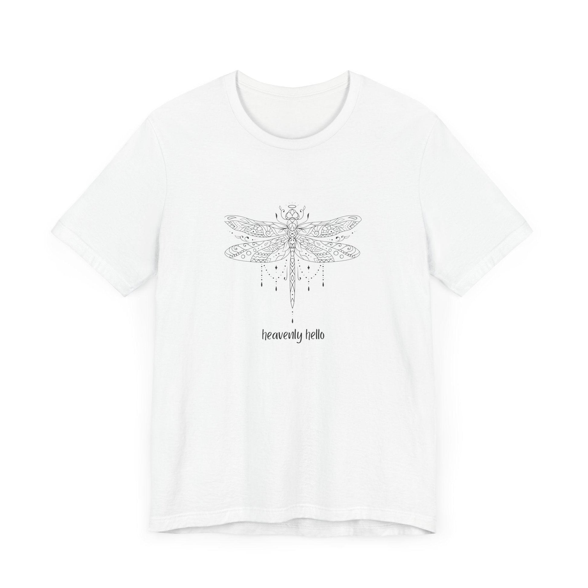 Heavenly Hello Unisex Jersey Tee - 🕊️ Carry a Piece of Heaven Close to Your Heart 🕊️ - Whippie's
