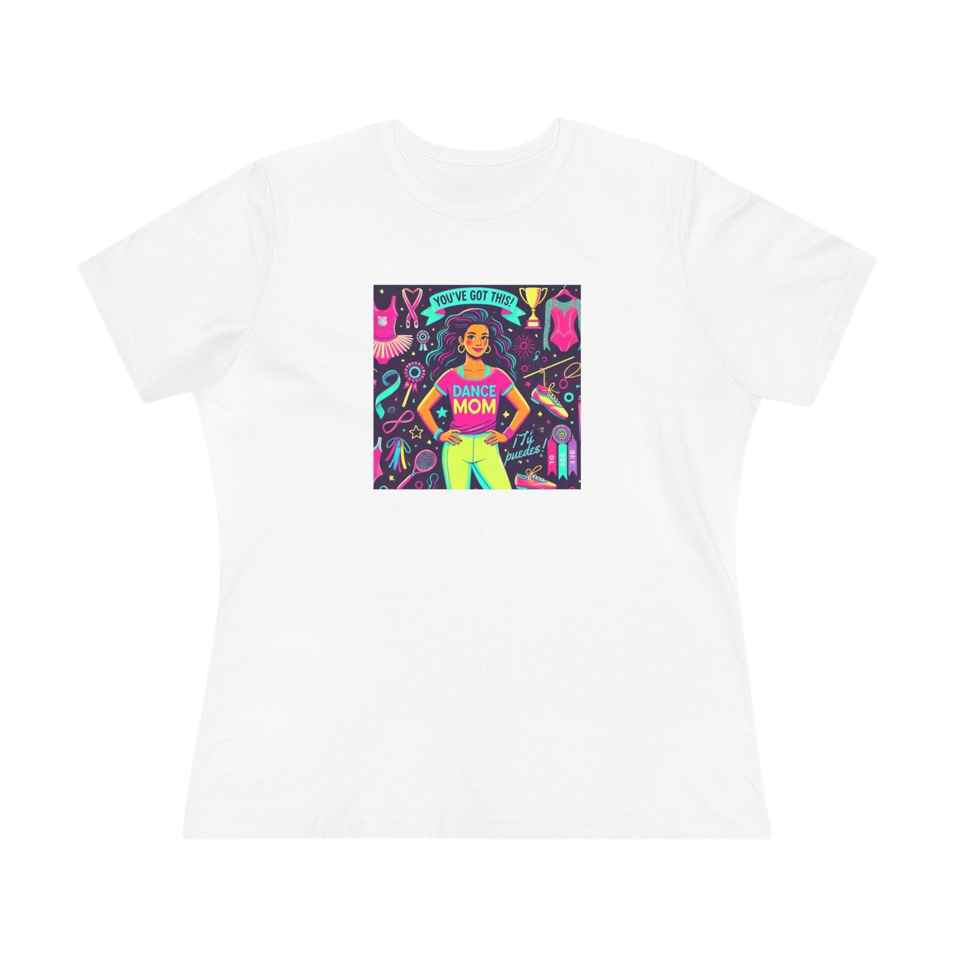 Dance Mom Magic (Latina Mom) - A Colorful Celebration 💃🌈 - Women's Softstyle Tee - Whippie's