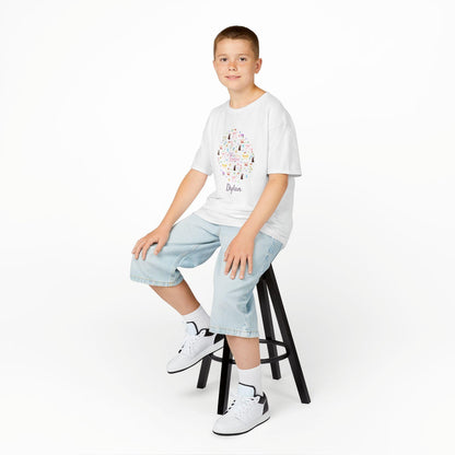 Easter Egg-stravaganza Kids Heavy Cotton Tee - Hop into Easter Fun! - Personalizable - Whippie's