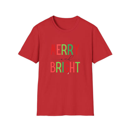 Merry and Bright Unisex Tee 🌈✨ - Whippie's