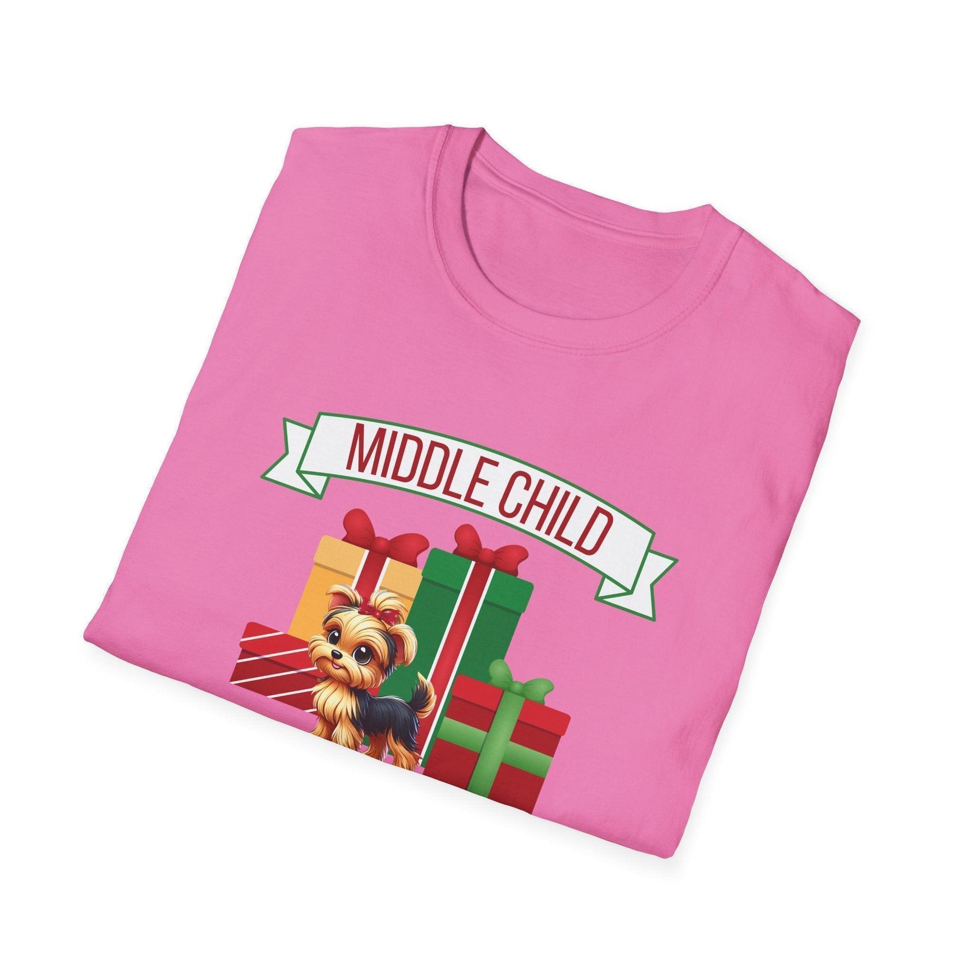 Middle Child, The Favorite 🎁🐶 Yorkie - Unisex Tee! 🎁👑 - Whippie's