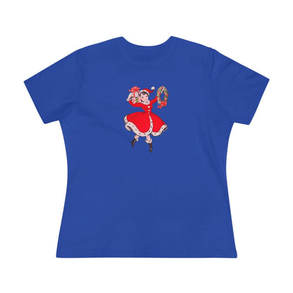 Retro Woman with Wreath - Women's Softstyle Tee - Whippie's