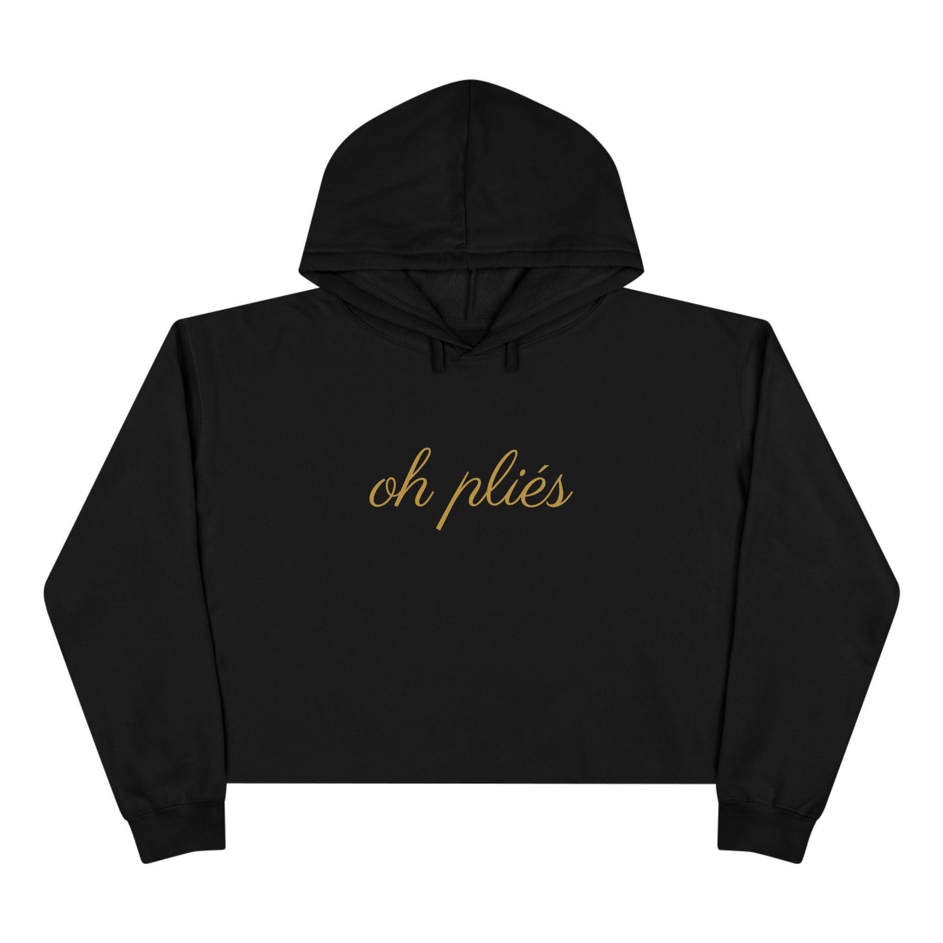 ✨ Oh Pliés ✨ Women's Cropped Hoodie 💖 - Whippie's