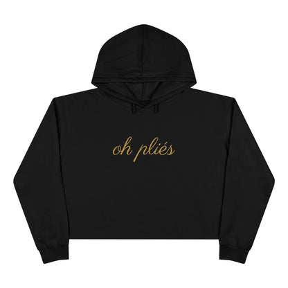 ✨ Oh Pliés ✨ Women's Cropped Hoodie 💖 - Whippie's