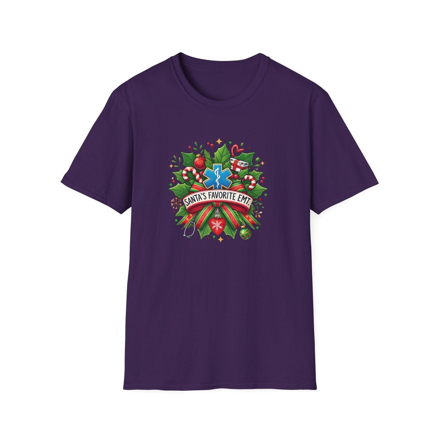 Santa's Favorite EMT Unisex Tee 🚑🎅 - Whippie's