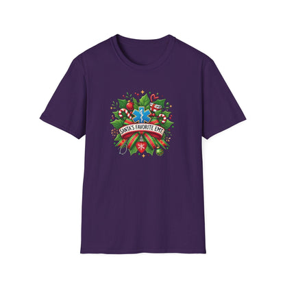 Santa's Favorite EMT Unisex Tee 🚑🎅 - Whippie's